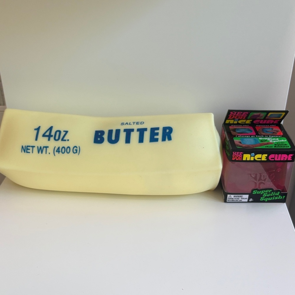 The huge viral butter squish, & Nice cube Needoh pink. Authentic. Same day ship